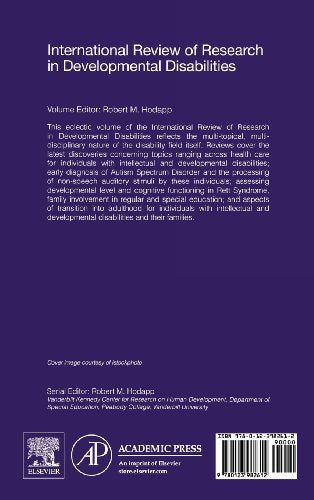 International Review of Research in Developmental Disabilities (Volume 43)
