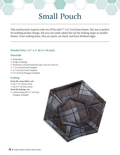 Fast-Fold Hexie Quilting: A Quick & Easy Technique for Hexagon Quilting (Landauer) 20 Projects to Create Hexies in Half the Time with Backing & Batting Included; Step-by-Step Instructions, Easy Blocks