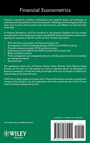 Financial Econometrics: From Basics to Advanced Modeling Techniques