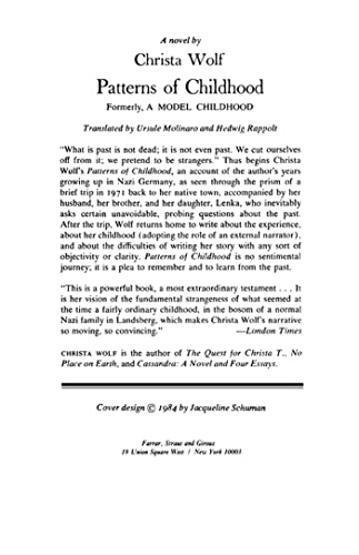 Patterns of Childhood