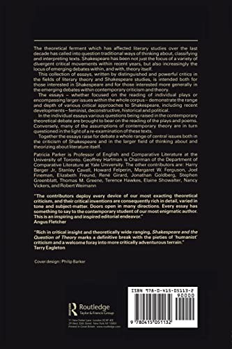 Shakespeare and the Question of Theory