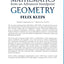Elementary Mathematics from an Advanced Standpoint: Geometry