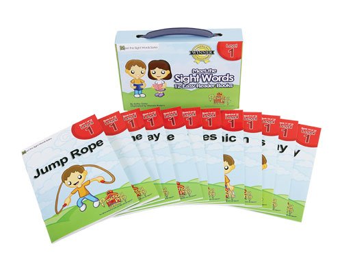 Meet the Sight Words - Level 1 - Easy Reader Books (boxed set of 12 books)