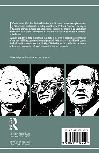 Stalinism and After: The Road to Gorbachev