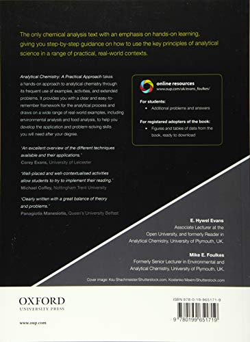 Analytical Chemistry: A Practical Approach