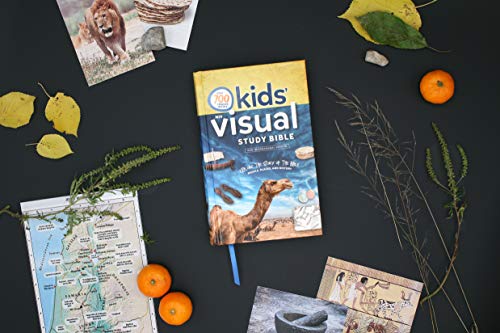 NIV, Kids' Visual Study Bible, Hardcover, Blue, Full Color