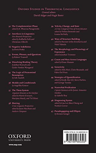 Pseudogapping and Ellipsis (Oxford Studies in Theoretical Linguistics)