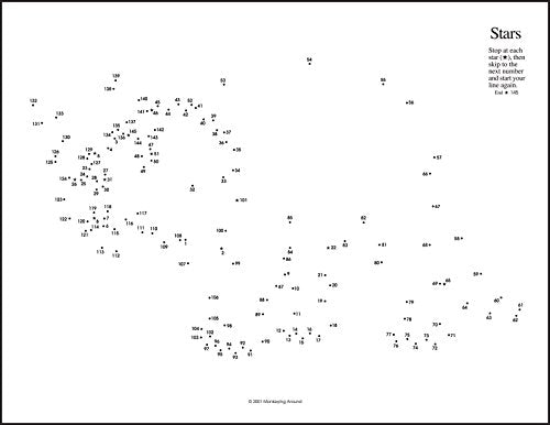 Greatest Dot-to-Dot Book in the World (Book 2) - Activity Book - Relaxing Puzzles