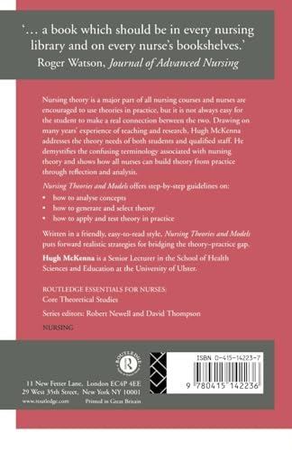 Nursing Theories and Models (Routledge Essentials for Nurses)
