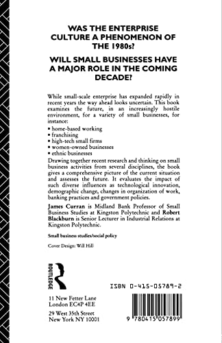Paths of Enterprise: The Future of Small Business (Social Analysis)