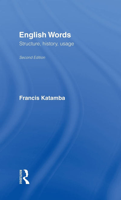 English Words: Structure, History, Usage