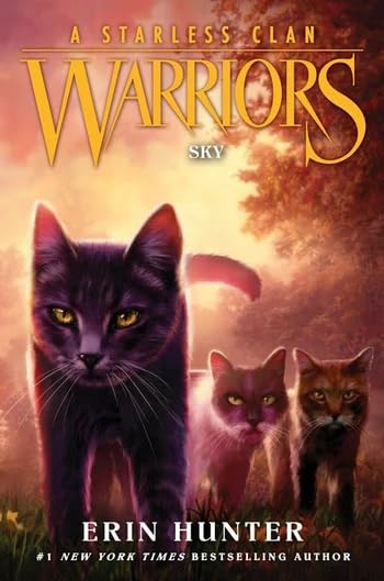 Warriors: A Starless Clan Series 5-Book Collection Set - Epic Clan Battles in the Wild - River, Sky, Shadow, Thunder, Wind