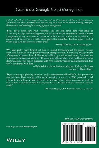 Essentials of Strategic Project Management