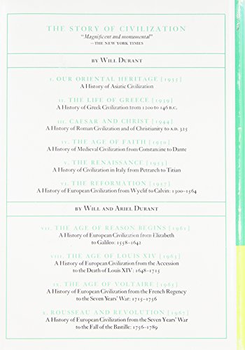 The Story of Civilization, Vol. 1: Our Oriental Heritage