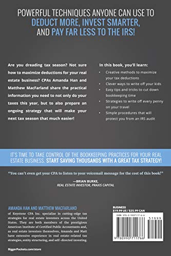 The Book on Tax Strategies for the Savvy Real Estate Investor: Powerful techniques anyone can use to deduct more, invest smarter, and pay far less to the IRS!