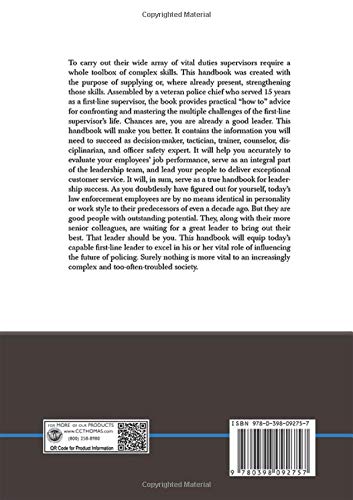 Supervising Police Employees in the TwentyFirst Century: A ProblemSolving Manual for Law Enforcement Leaders