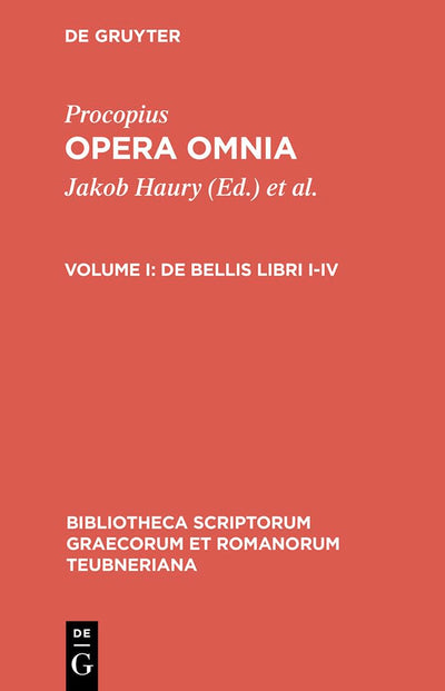 De bellis libri I-IV: Bellum Persicum. Bellum Vandalicum (Bibliotheca scriptorum Graecorum et Romanorum Teubneriana) (Ancient Greek Edition)