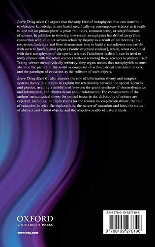 Every Thing Must Go: Metaphysics Naturalized