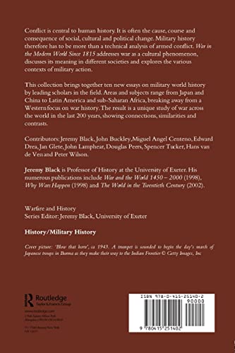 War in the Modern World since 1815 (Warfare and History)