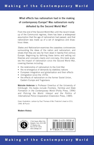 States and Nationalism in Europe since 1945 (The Making of the Contemporary World)