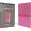 NIV, Super Giant Print Reference Bible (Font Size: 16.5-point), Leathersoft, Pink, Red Letter, Thumb Indexed, Comfort Print