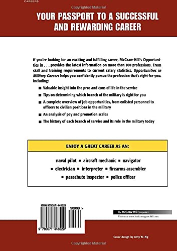 Opportunities in Military Careers, revised edition (Opportunities inSeries)