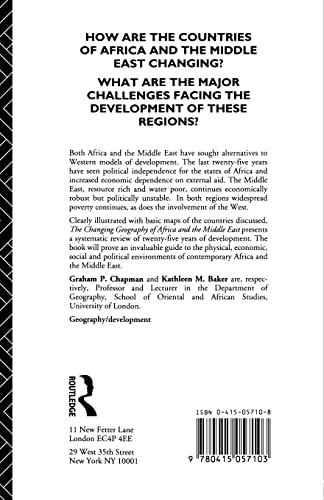 The Changing Geography of Africa and the Middle East