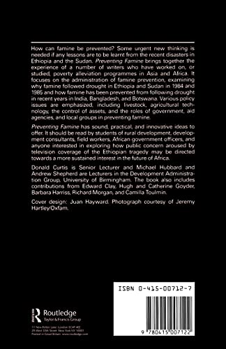 Preventing Famine: Policies and prospects for Africa (Routledge Introductions to Development)