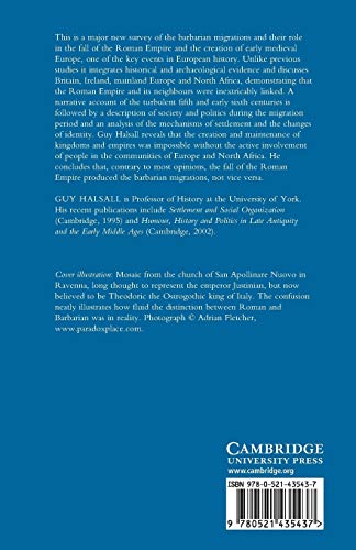 Barbarian Migrations and the Roman West, 376 - 568 (Cambridge Medieval Textbooks)