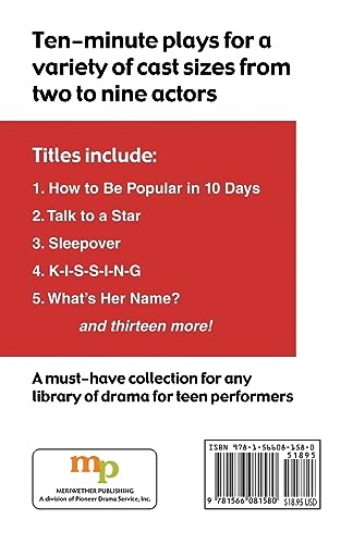 Ten-Minute Plays for Middle School Performers