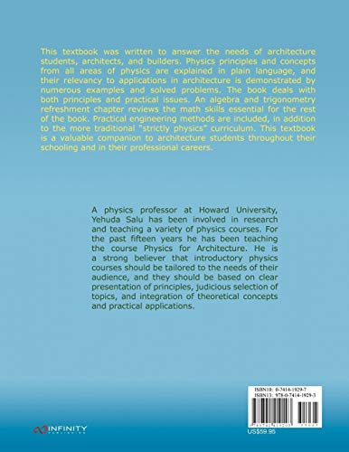 Physics for Architects — back cover