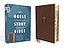 NIV, Quest Study Bible, Leathersoft, Brown, Thumb Indexed, Comfort Print: The Only Q and A Study Bible
