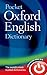 Pocket Oxford English Dictionary