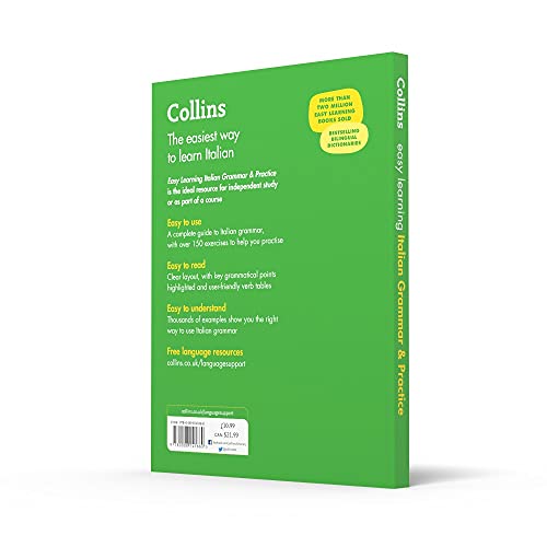 Collins Easy Learning Italian - Easy Learning Italian Grammar and Practice