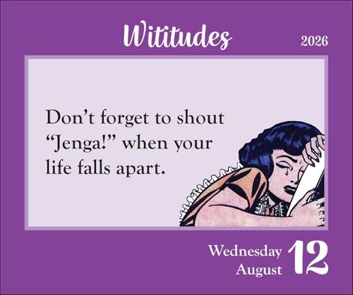 Wititudes 2026 Day-to-Day Calendar: Some Things Are Best Said with an Eye Roll