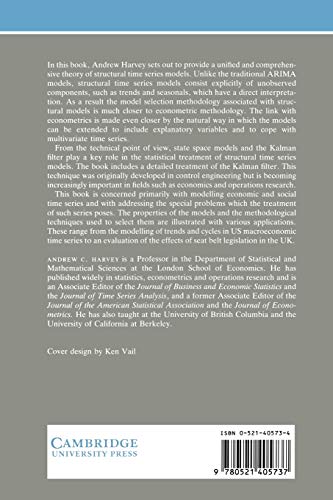 Forecasting, Structural Time Series Models and the Kalman Filter