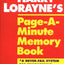 Harry Lorayne's Page-a-Minute Memory Book