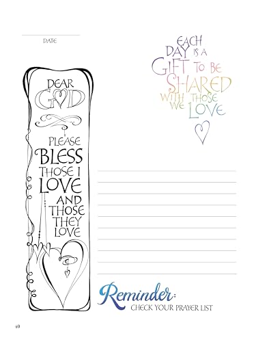 My Prayer Journal (Quiet Fox Designs) Inspiring, Faith-Based Guided Journal; Thoughtful Questions, Color Illustrations, Uplifting Thoughts, and Scripture Passages; Lined Pages for Journaling
