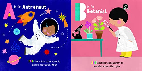 ABC for Me: ABC What Can She Be?: Girls can be anything they want to be, from A to Z (Volume 5)
