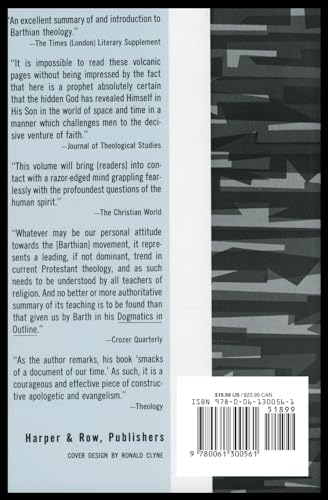Dogmatics in Outline by Karl Barth