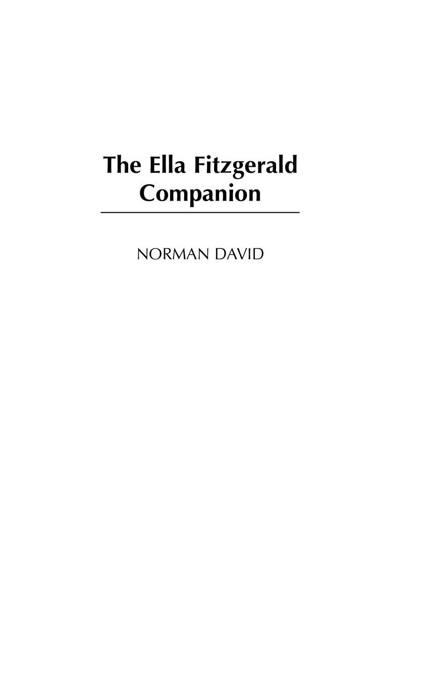 The Ella Fitzgerald Companion (Companions to Celebrated Musicians)