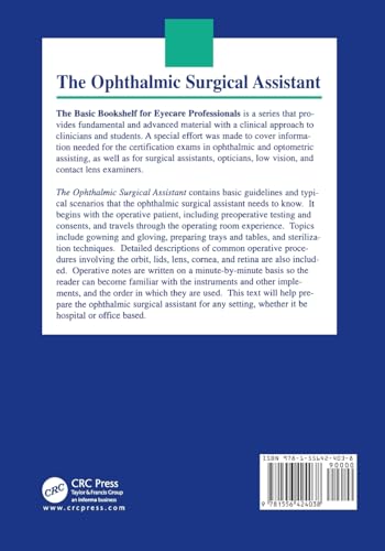 The Ophthalmic Surgical Assistant (The Basic Bookshelf for Eyecare Professionals)