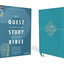 NIV, Quest Study Bible, Leathersoft, Teal, Comfort Print: The Only Q and A Study Bible