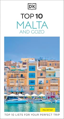 DK Top 10 Malta and Gozo: Top 10 lists for your perfect trip, plus an all-weather folded map (Pocket Travel Guide)