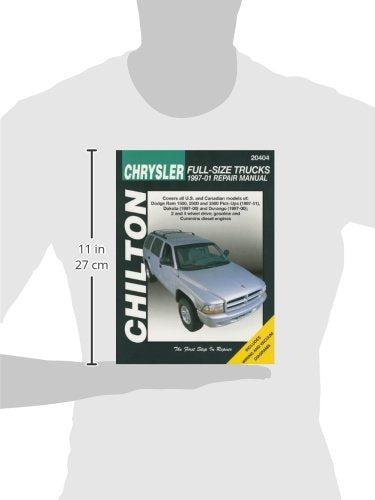 Chilton Chrysler Full-Size Trucks 1997-01 Repair Manual: Covers All U.S. and Can