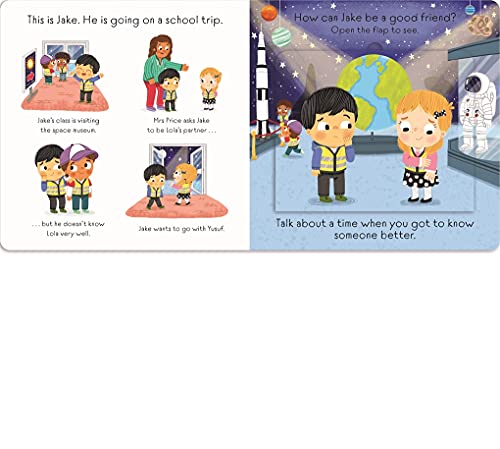 Making Friends: A lift-the-flap board book about friendship