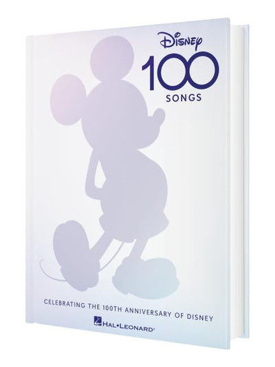 Disney 100 Songs: Songbook Celebrating the 100th Anniversary of Disney complete with foreword by Alan Menken, Preface by Disney Historian Randy Thornton, & colorful artwork for each song