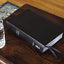 NIV, Personal Size Reference Bible, Large Print, Premium Leather, Calfskin, Black, Red Letter, Comfort Print