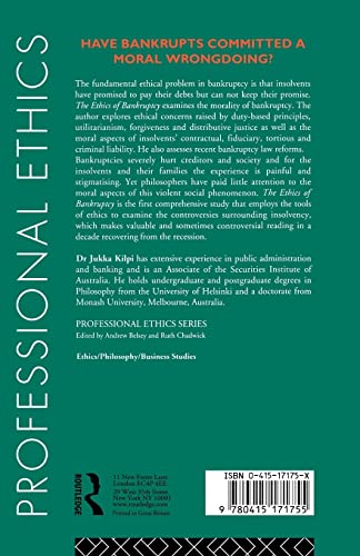 The Ethics of Bankruptcy (Professional Ethics)