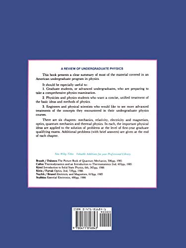A Review of Undergraduate Physics